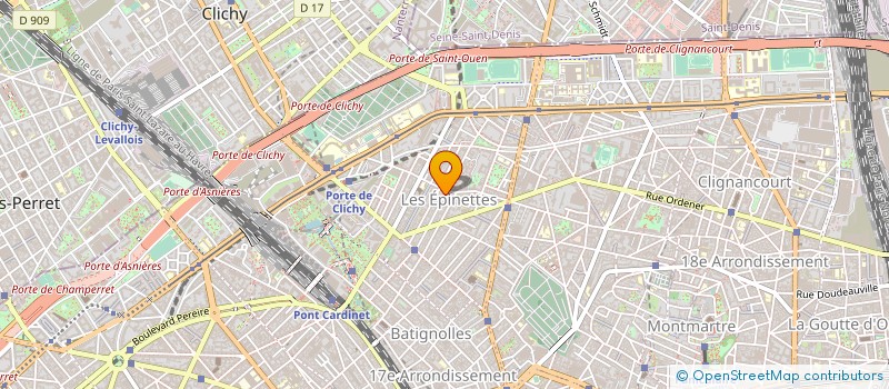 localisation de l'entreprise MONSIEUR MICHEL BRUNET à PARIS