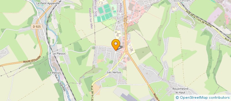localisation de l'entreprise MONSIEUR MICHEL BRUNET à SAINT-AUBIN-SUR-SCIE