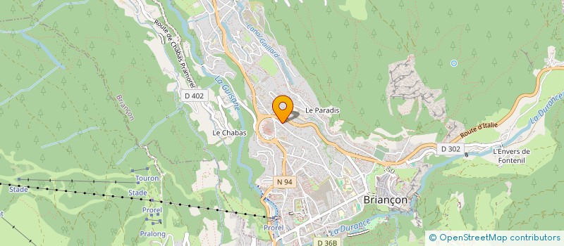 localisation de l'entreprise MONSIEUR MICHEL BRUNET  BRIANCON