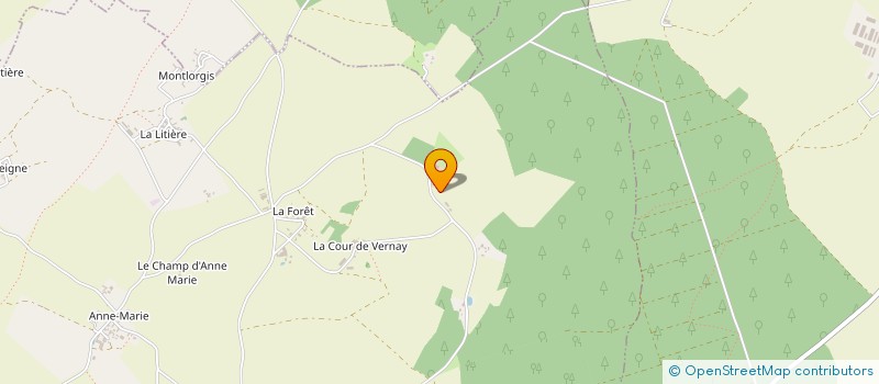 localisation de l'entreprise MONSIEUR MICHEL BRUNETEAU  SAINT-SAUVANT