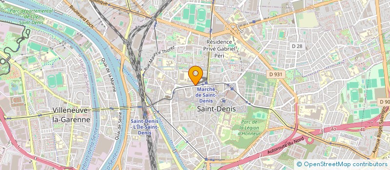 localisation de l'entreprise MONSIEUR MICHEL BRUNIERA  SAINT-DENIS