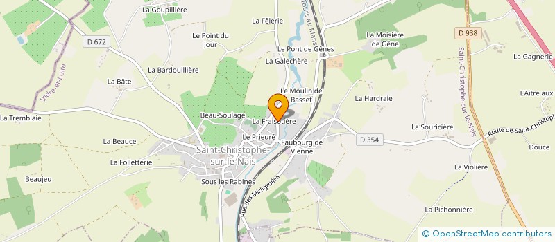 localisation de l'entreprise MONSIEUR MICHEL BRYON  SAINT-CHRISTOPHE-SUR-LE-NAIS