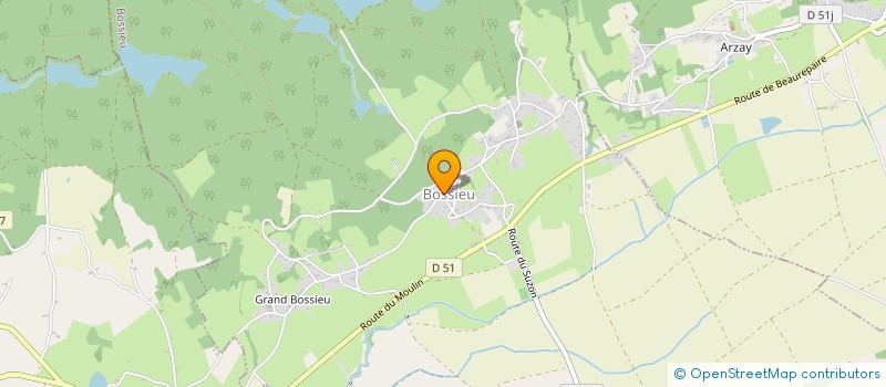 localisation de l'entreprise MONSIEUR MICHEL BUCLON  BOSSIEU