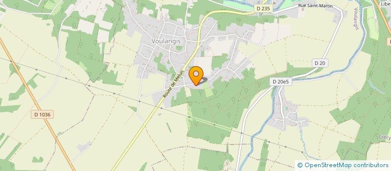 localisation de l'entreprise MONSIEUR MICHEL BUGEJA  VOULANGIS