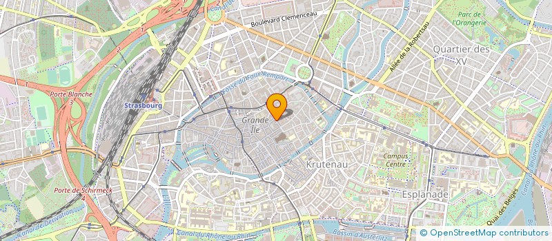 localisation de l'entreprise MONSIEUR MICHEL BUHLER  STRASBOURG