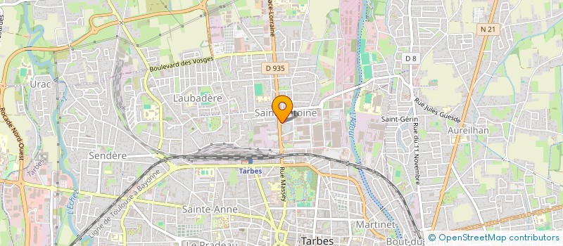 localisation de l'entreprise MONSIEUR MICHEL BUIL  TARBES