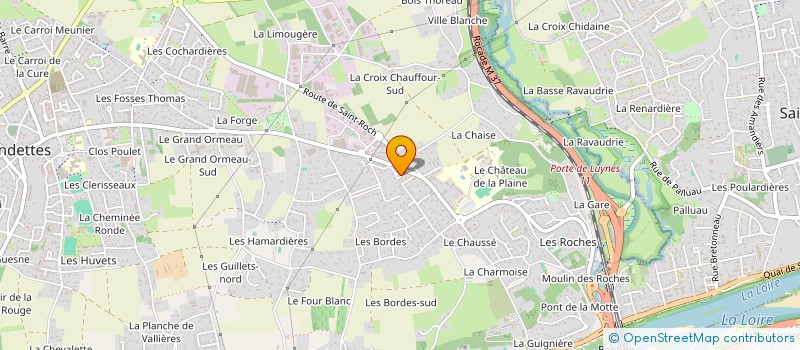 localisation de l'entreprise MONSIEUR MICHEL BULOT  FONDETTES