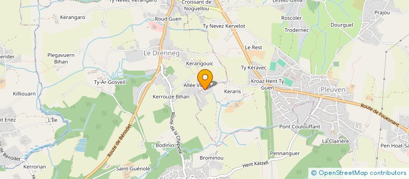 localisation de l'entreprise MONSIEUR MICHEL BULTE  PLEUVEN