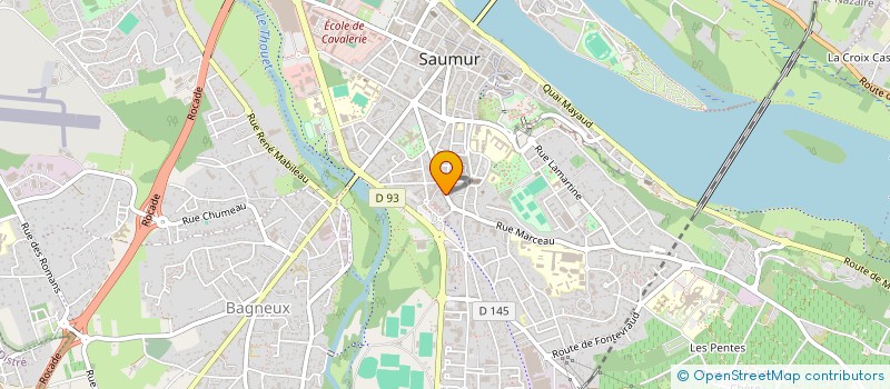 localisation de l'entreprise MONSIEUR MICHEL BUR  SAUMUR