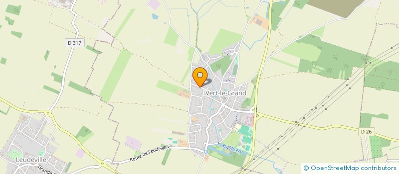 localisation de l'entreprise MONSIEUR MICHEL BURCKEL  VERT-LE-GRAND