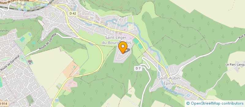 localisation de l'entreprise MONSIEUR MICHEL BUREAU  SAINT-LEGER-DU-BOURG-DENIS