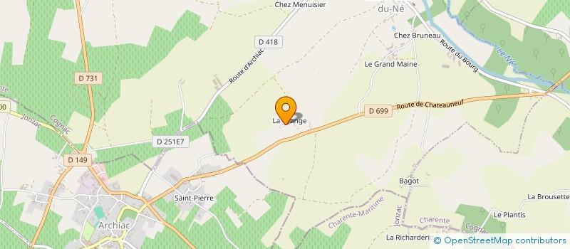 localisation de l'entreprise MONSIEUR MICHEL BUREAU à GUIMPS