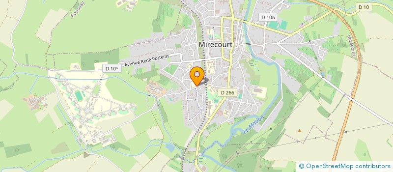 localisation de l'entreprise MONSIEUR MICHEL BUREL  MIRECOURT