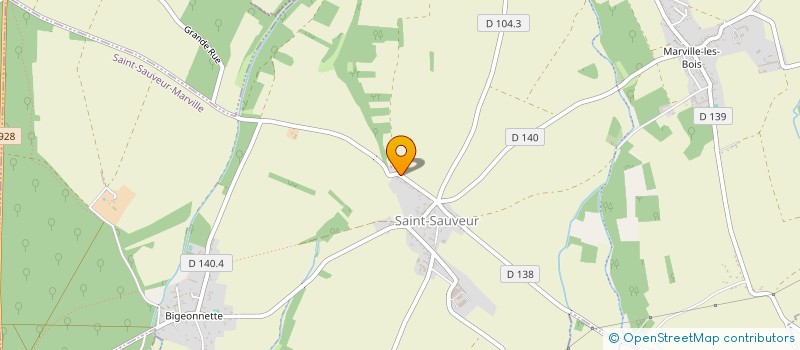 localisation de l'entreprise MONSIEUR MICHEL BURGET à SAINT-SAUVEUR-MARVILLE