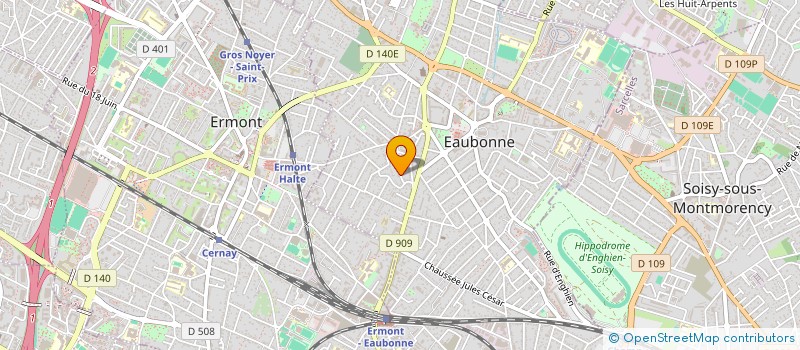 localisation de l'entreprise MONSIEUR MICHEL BURNIER à EAUBONNE