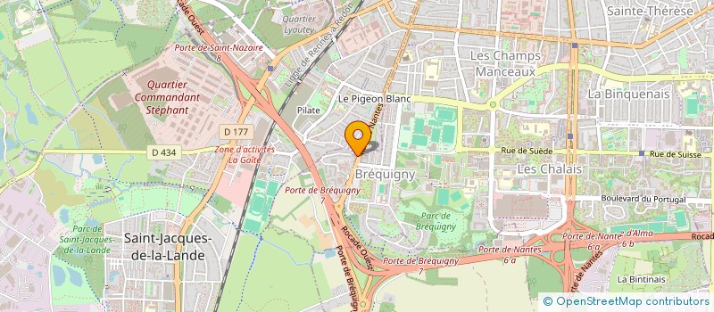localisation de l'entreprise MONSIEUR MICHEL BUROT à RENNES