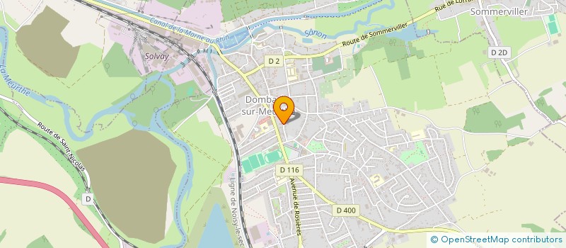 localisation de l'entreprise MONSIEUR MICHEL BURRI  DOMBASLE-SUR-MEURTHE