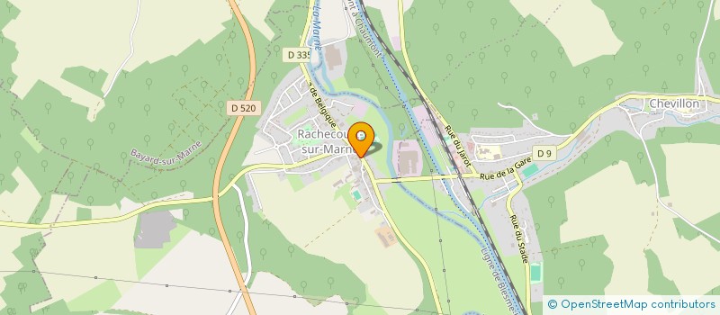localisation de l'entreprise MONSIEUR MICHEL BURT à RACHECOURT-SUR-MARNE