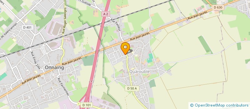 localisation de l'entreprise MONSIEUR MICHEL BUSIN  QUAROUBLE