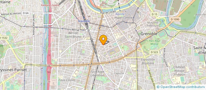 localisation de l'entreprise MONSIEUR MICHEL BYLAND à GRENOBLE