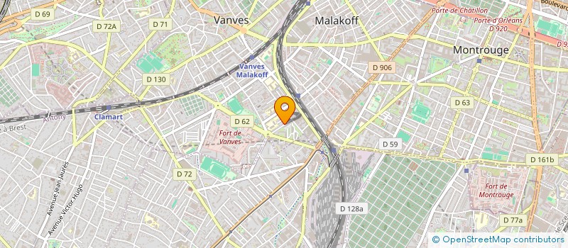 localisation de l'entreprise MONSIEUR MICHEL CABA  MALAKOFF