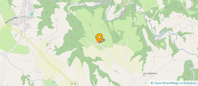 localisation de l'entreprise MONSIEUR MICHEL CABAL-ALMAYRAC  LEDERGUES