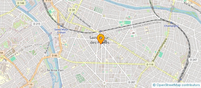 localisation de l'entreprise MONSIEUR MICHEL CABEAU à SAINT-MAUR-DES-FOSSES