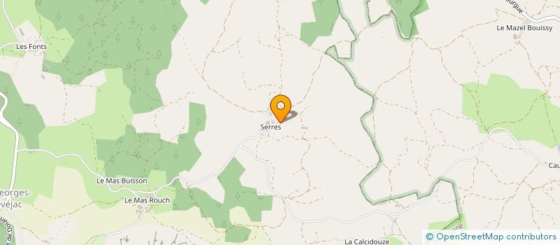 localisation de l'entreprise MONSIEUR MICHEL CABIROU  LA CANOURGUE