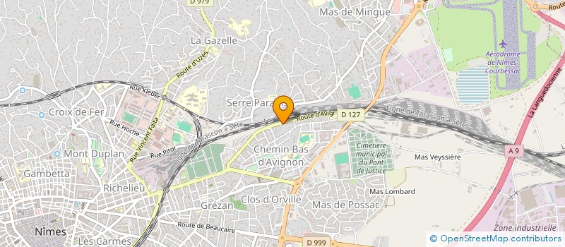 localisation de l'entreprise MONSIEUR MICHEL CABOS  NIMES