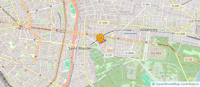 localisation de l'entreprise MONSIEUR MICHEL CACACE  SAINT-MANDE