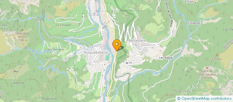 localisation de l'entreprise MONSIEUR MICHEL CACHAT  ROQUEBILLIERE