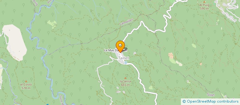 localisation de l'entreprise MONSIEUR MICHEL CADENE  TAILLET