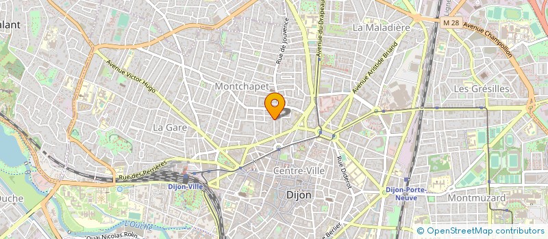 localisation de l'entreprise MONSIEUR MICHEL CADET  DIJON