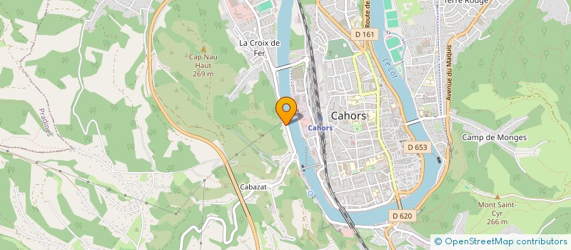 localisation de l'entreprise MONSIEUR MICHEL CAGNAC  CAHORS