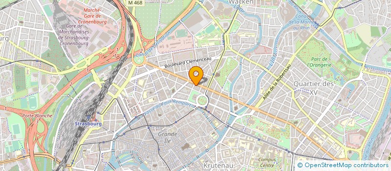 localisation de l'entreprise MONSIEUR MICHEL CAHEN à STRASBOURG