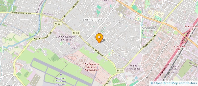 localisation de l'entreprise MONSIEUR MICHEL CAILLAVA à TOULOUSE