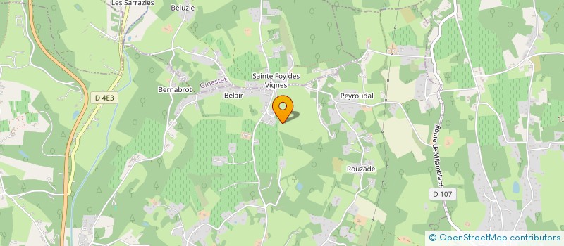 localisation de l'entreprise MONSIEUR MICHEL CAILLAVET à BERGERAC