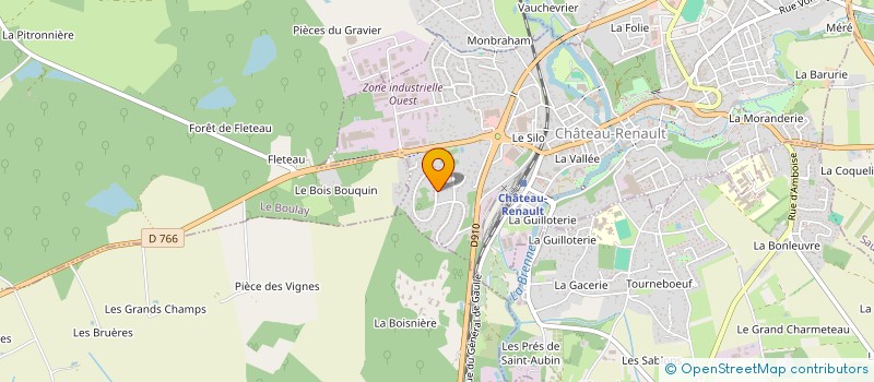 localisation de l'entreprise MONSIEUR MICHEL CAILLER à CHATEAU-RENAULT