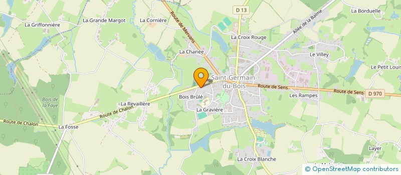 localisation de l'entreprise MONSIEUR MICHEL CAILLET à SAINT-GERMAIN-DU-BOIS