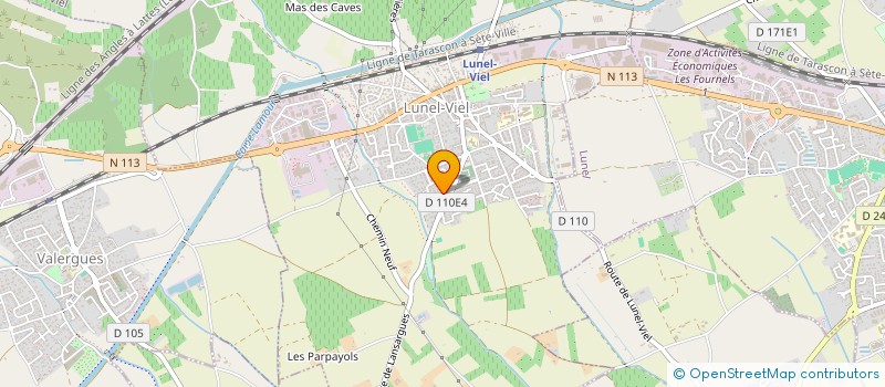 localisation de l'entreprise MONSIEUR MICHEL CAILLET BOIS à LUNEL-VIEL