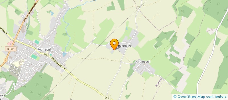 localisation de l'entreprise MONSIEUR MICHEL CAILLEUX  AUNEUIL