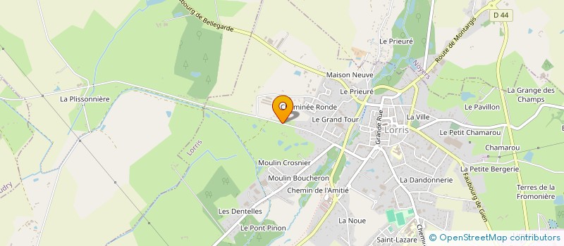 localisation de l'entreprise MONSIEUR MICHEL CAILLOUX à LORRIS