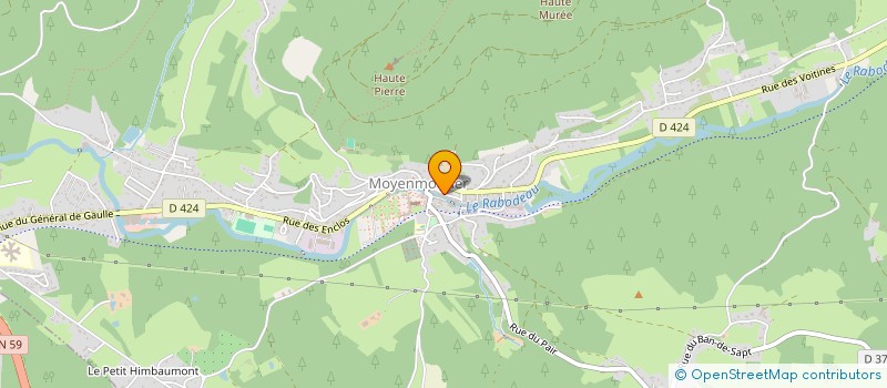 localisation de l'entreprise MONSIEUR MICHEL CAILLOUX à MOYENMOUTIER