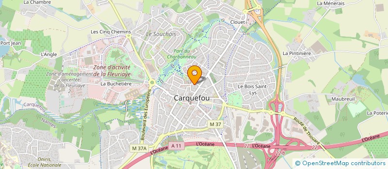 localisation de l'entreprise MONSIEUR MICHEL CAIVEAU à CARQUEFOU