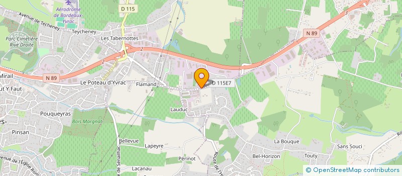 localisation de l'entreprise MONSIEUR MICHEL CALAMEL  YVRAC