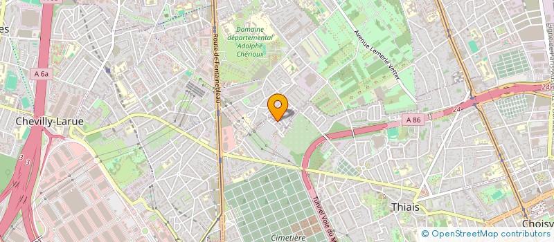 localisation de l'entreprise MONSIEUR MICHEL CALZADA  THIAIS