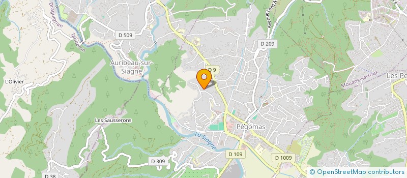 localisation de l'entreprise MONSIEUR MICHEL CAMATTE  PEGOMAS