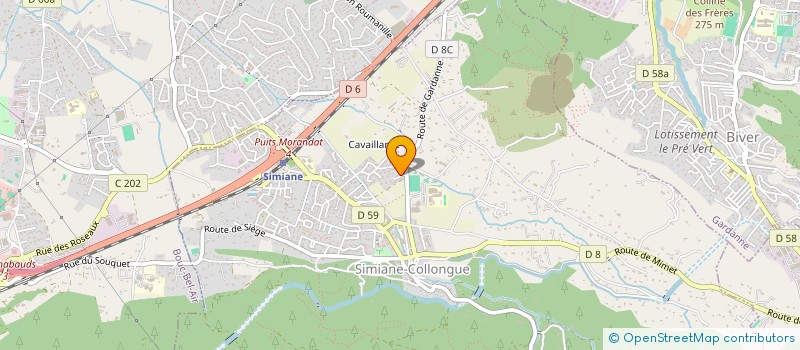 localisation de l'entreprise MONSIEUR MICHEL CAMATTE  SIMIANE-COLLONGUE