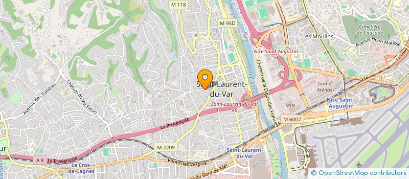 localisation de l'entreprise MONSIEUR MICHEL CAMMARERI à SAINT-LAURENT-DU-VAR