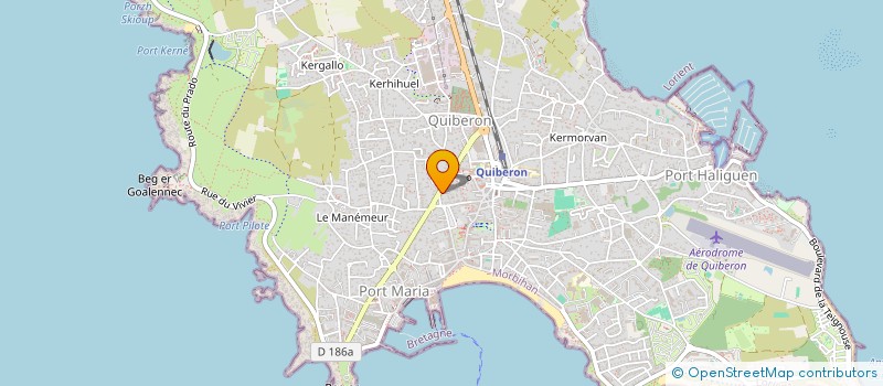 localisation de l'entreprise MONSIEUR MICHEL CAMPERGUE à QUIBERON